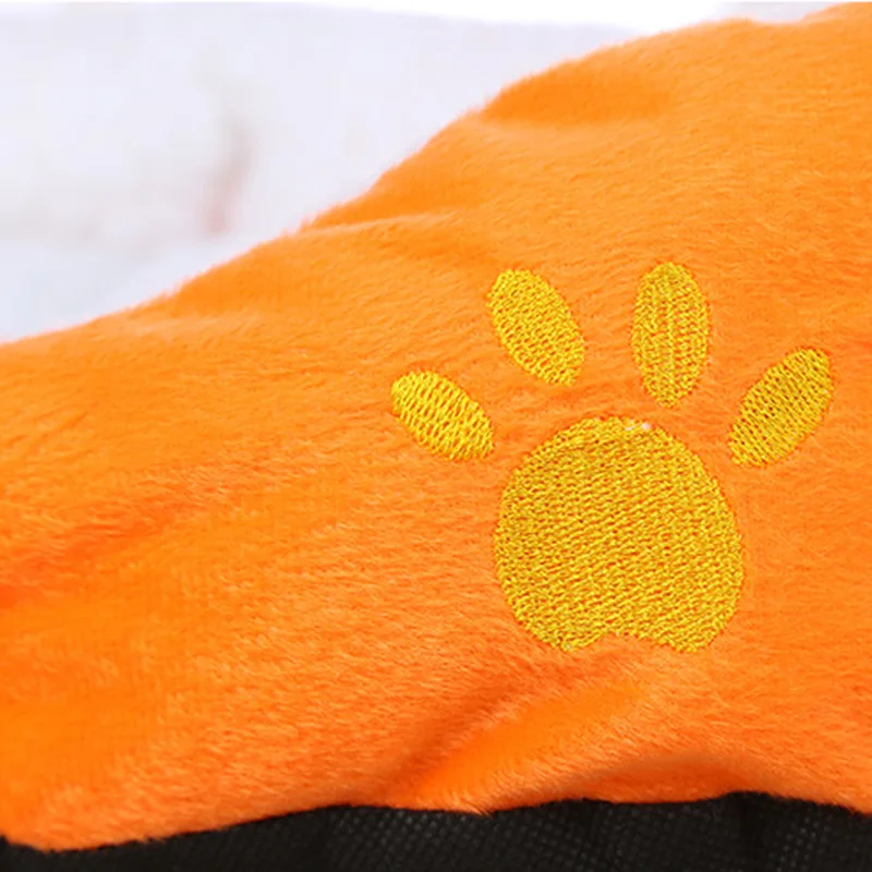 Cama con estampado de leopardo para mascotas, cojín de Material suave, cálido, para perros pequeños y cachorros - imagen 5