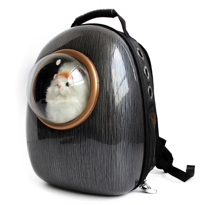 Cápsula espacial acrílica profesional para coche, mochila para gato, ventana de burbujas para gatito, cachorro, portabebés para perros pequeños, bolsas de viaje al aire libre - imagen 3