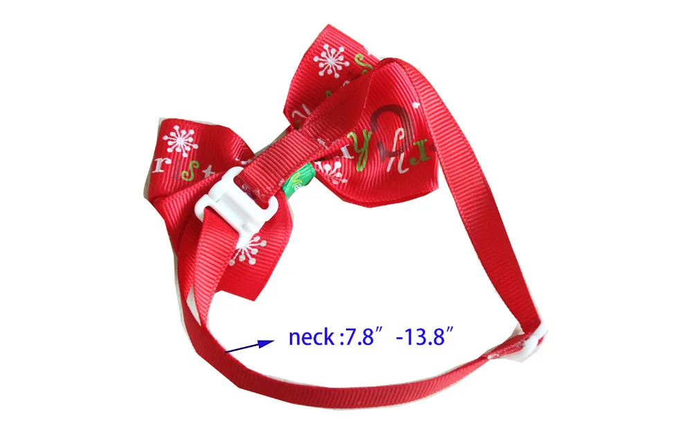Lazo navideño para collar de perro y gato – Decoración festiva - imagen 2
