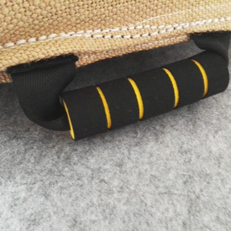 Palos tácticos de entrenamiento para morder perros, almohadilla de entrenamiento para perros, juguetes para masticar con asas, cubierta protectora para perros militares de policía K9 - imagen 5