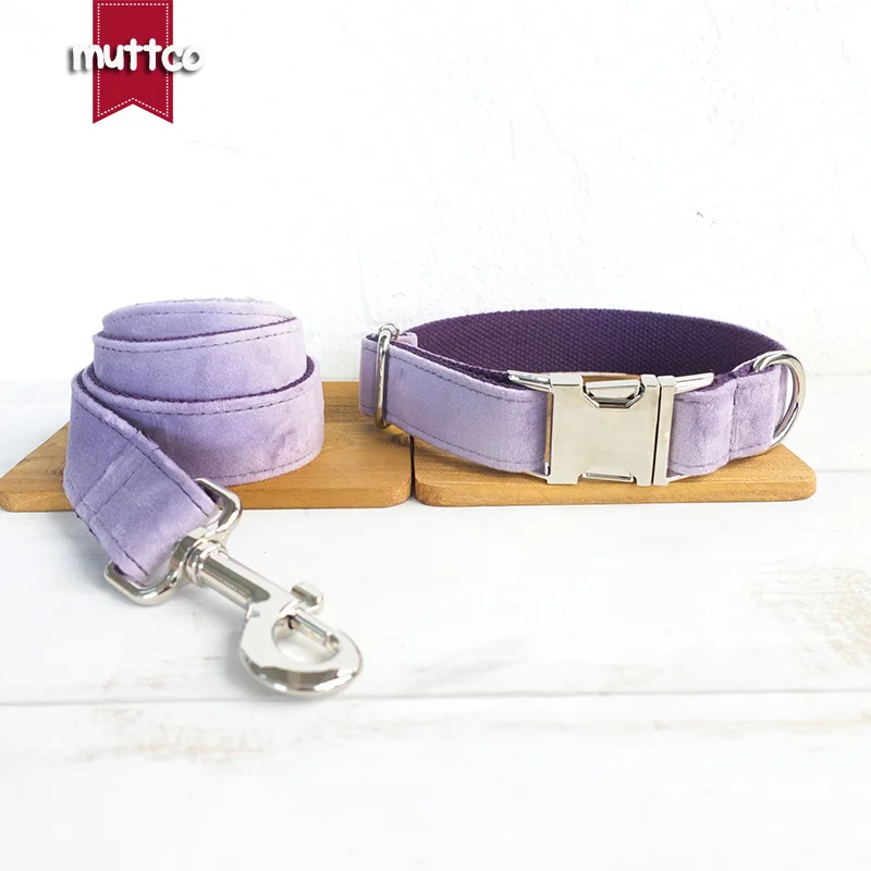 MUTTCO vende al por menor collar personalizado con etiqueta para perro mascota THE VIOLET auto-diseño ajustable cachorro gato placa de identificación collares 5 tamaños UDC082 - imagen 5