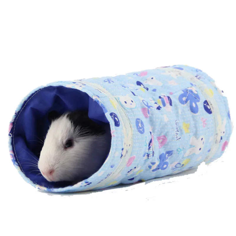 OnnPnnQ Hamster Guinea Squirrel Tunnel Toy Bird Cage Bed Hedgehog Chinchilla House Cave Samll Animals Accessories Pet Supplies2