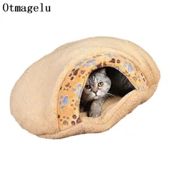 Cama nido térmica para gatos, suave y acogedora para su bienestar