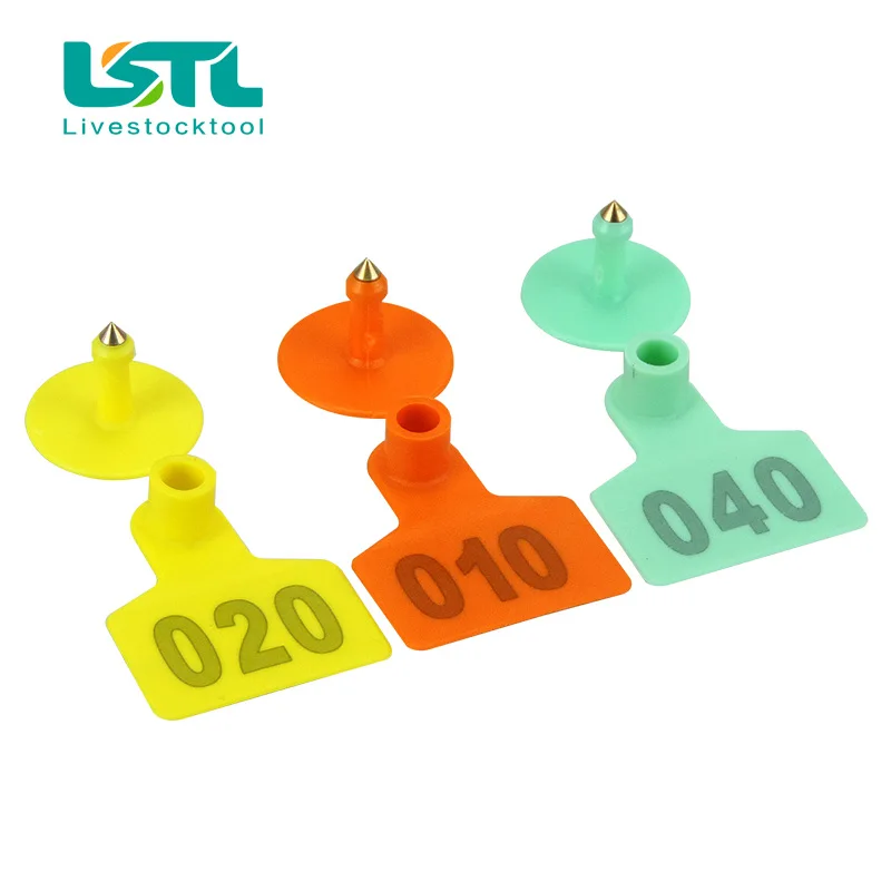 Etiquetas de oreja para ganado, con números de palabras, 001-500, láseres de oreja para animales de granja, identificación de cerdo, herramientas de granja - imagen 5