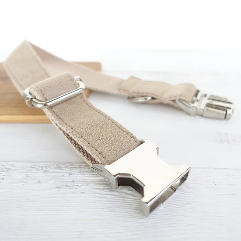 MUTTCO nombre de mascota grabado ID personalizado al por menor collar de perro de diseño propio THE LADY hecho a mano 5 tamaños collar de perro y correa UDC027 - imagen 2