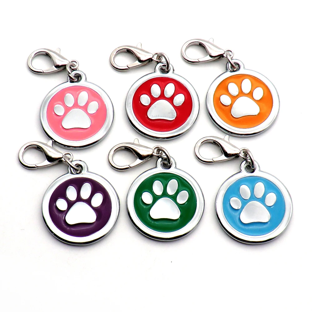 LLavero de etiqueta de identificación de mascota personalizada, grabado de nombre de identificación de Mascota para gato, cachorro, Collar de perro, etiqueta colgante de hueso, accesorios para mascotas, venta al por mayor, 20 piezas - imagen 4