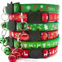 Collar Navidad con hebilla seguridad para gatos y perros – Hebilla antibloqueo