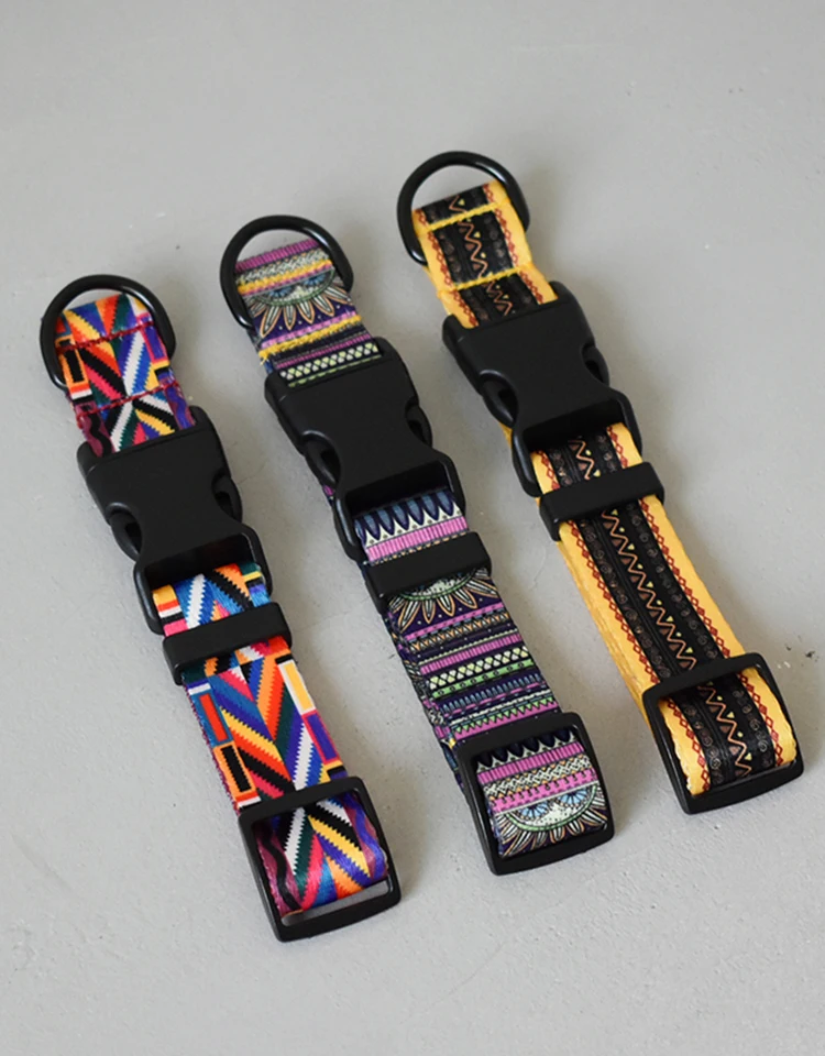Collar ajustable de nailon para perros 15 colores con placa grabada - imagen 4