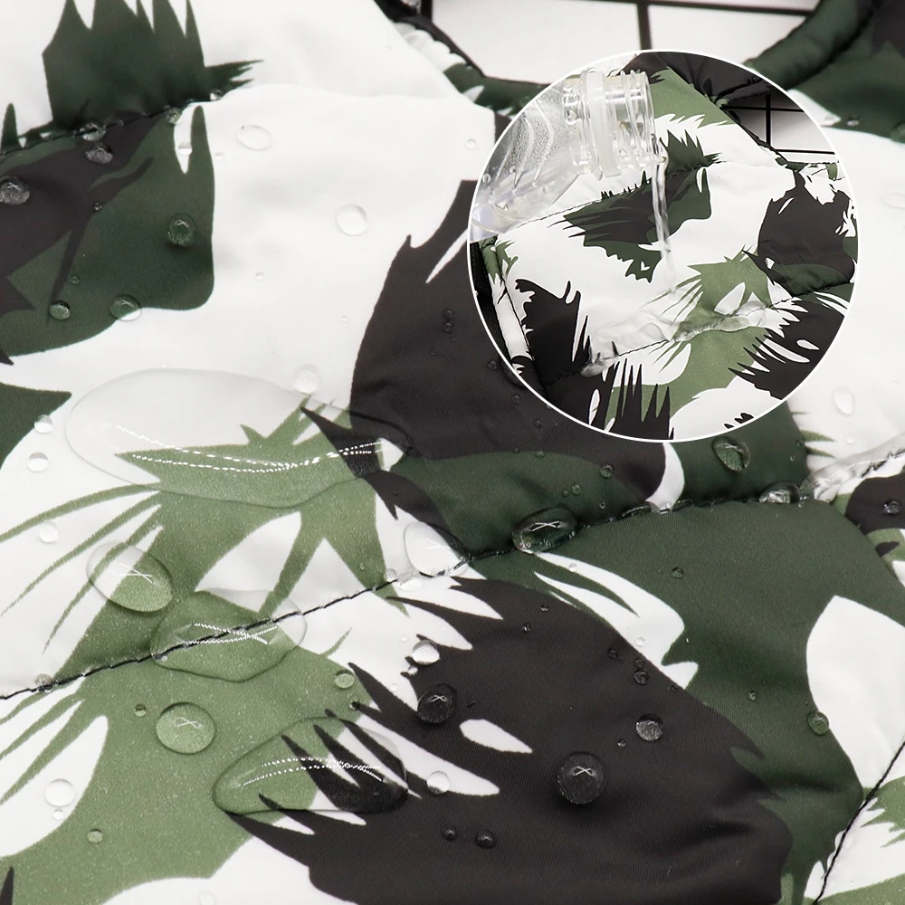 Ropa cálida impermeable para perros, abrigo de invierno para mascotas, chaqueta, chaleco para perros pequeños, medianos y grandes, ropa para cachorros, Atuendo para Chihuahua - imagen 5