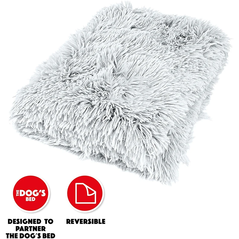 Benepaw-cómoda manta de felpa para perro, manta calmante antiansiedad, acogedora cama para cachorro, mantas para mascotas de razas pequeñas, medianas y grandes - imagen 4