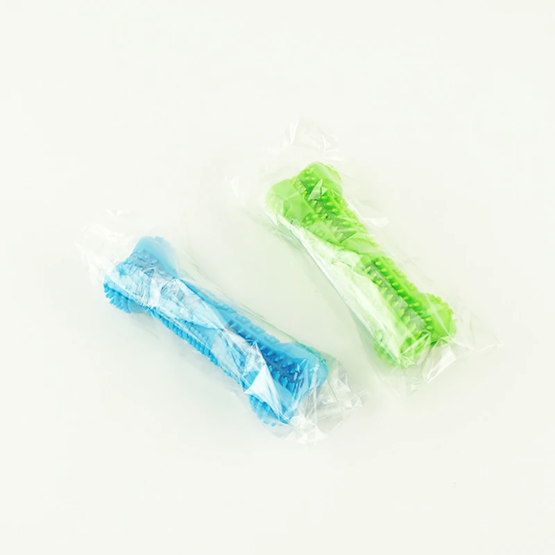 Cepillos de dientes para perros, juguete para masticar, palo de goma suave, Limpieza de dientes, masaje de puntos, pasta de dientes para perros pequeños, cepillo de dientes para mascotas - imagen 5