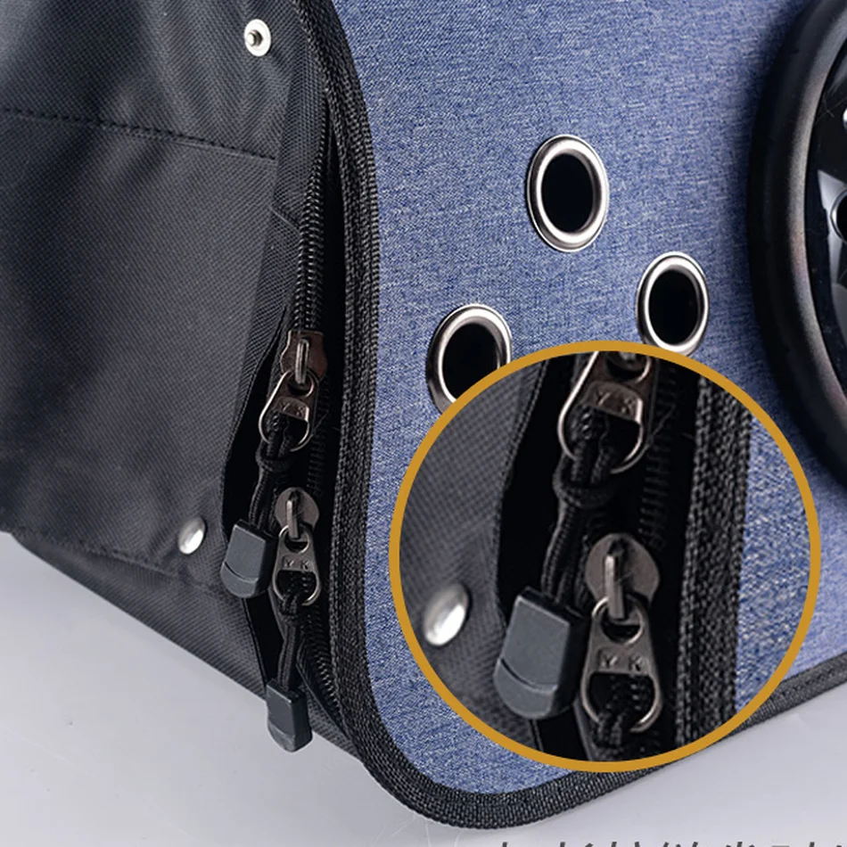 TNLY Oxford-Bolsa de transporte portátil para mascotas, de Color puro bolso de hombro, plegable, de viaje para perros y gatos - imagen 2