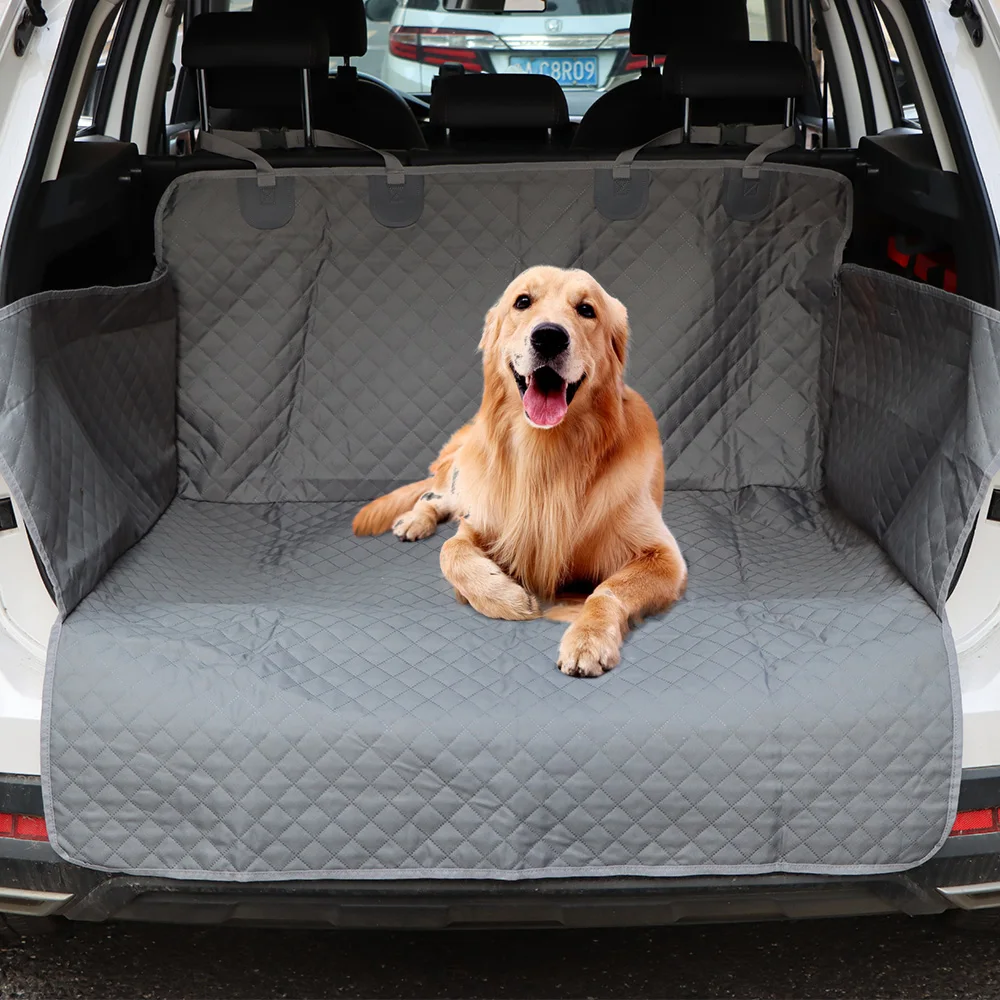 Funda para asiento de coche para perros, portador de viaje para perros, alfombrilla para maletero de coche, forro de carga SUV impermeable para perros, artículos lavables, envío gratis