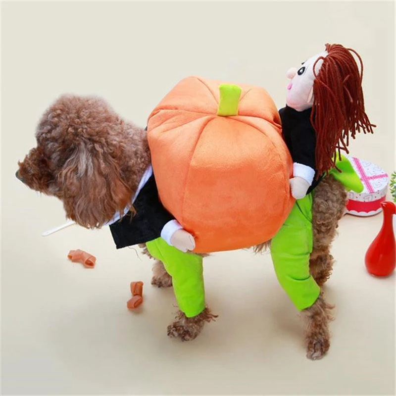 Ropa Divertida Halloween Perro Gato Disfraz Calabaza Mascotas Eventos Especiales Atuendo Disfraces Lindos - imagen 2