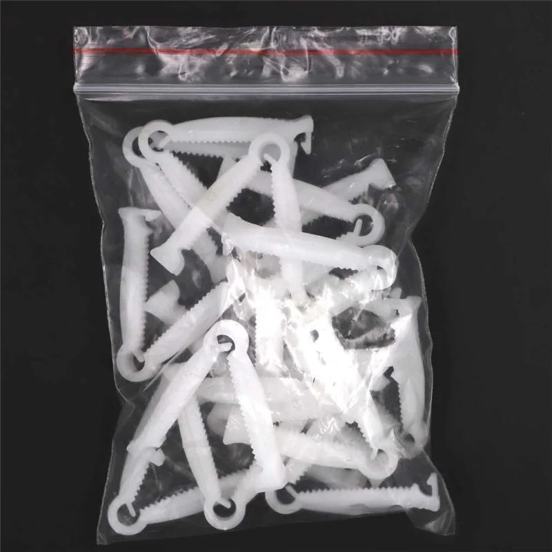 Abrazaderas de cordón Umbilical para el hogar, Clips umbilicales de plástico, pinzas para ganado, equipo para cerdos, 100 Uds. - imagen 2