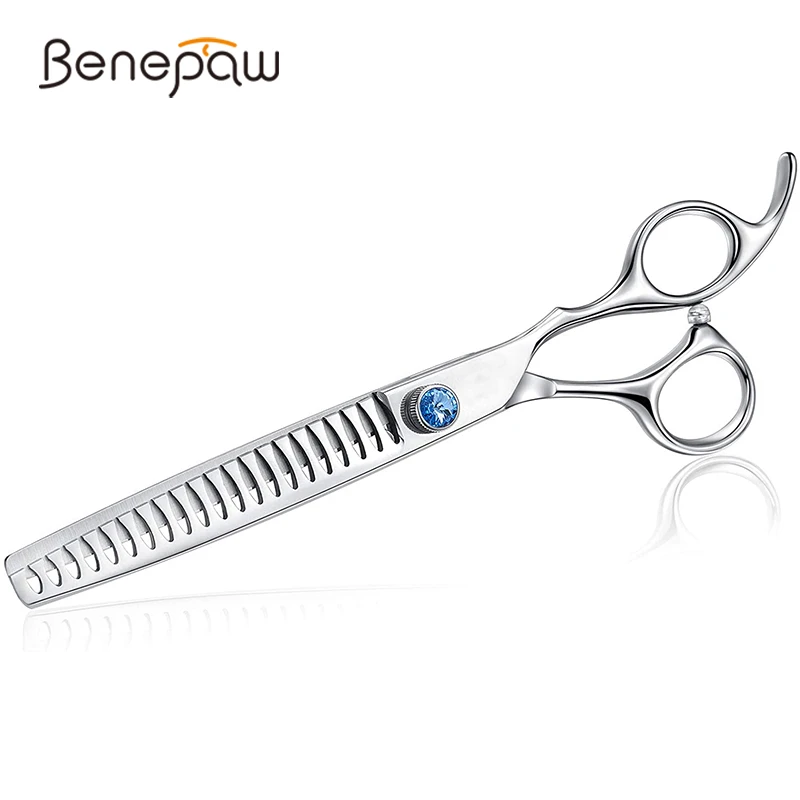 benepaw tijeras profesionales acero inoxidable perro mango cómodo tornillo joyería seguro tijeras aseo mascotas recorte