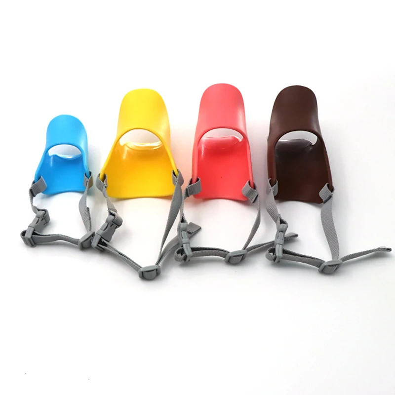 Boquillas de silicona suave Canack para mascotas, Animal veterinario, antimordeduras, lindo cachorro, perro - imagen 3