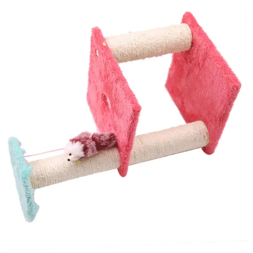 Árbol rascador para gatos, poste rascador de ratón, marco de escalada de felpa, juguete, muebles para gatos, productos para mascotas - imagen 3