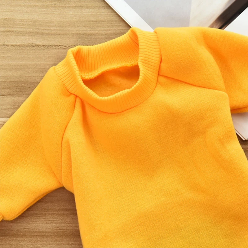 Sudadera con capucha de perro de dibujos animados, ropa cálida de invierno para cachorros, abrigo para gatos, chaqueta de lana suave para Bulldog Francés Schnauzer, perros pequeños y medianos, S-2XL - imagen 5