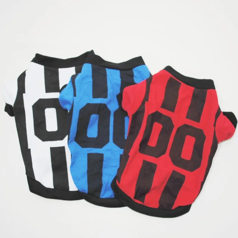 Camiseta de verano para perros, ropa deportiva transpirable, Camiseta de algodón para baloncesto y fútbol - imagen 3