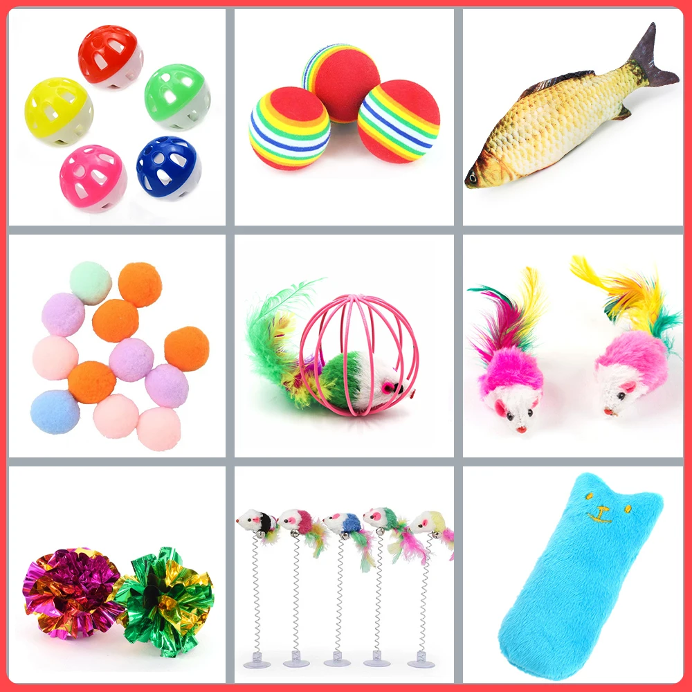 Kit de juguetes interactivos para gatos con hierba gatera - imagen 2