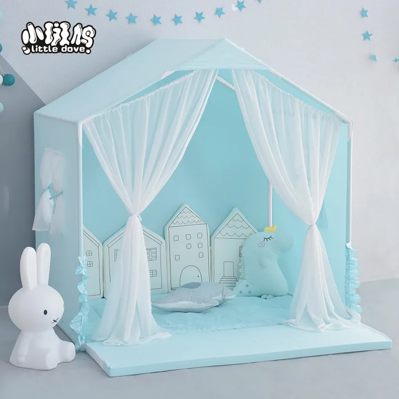 Tienda de campaña para mascotas, tienda de campaña para niños, espacio extra grande, casa de juguetes, habitación de princesa, artefacto de cama dividido - imagen 2