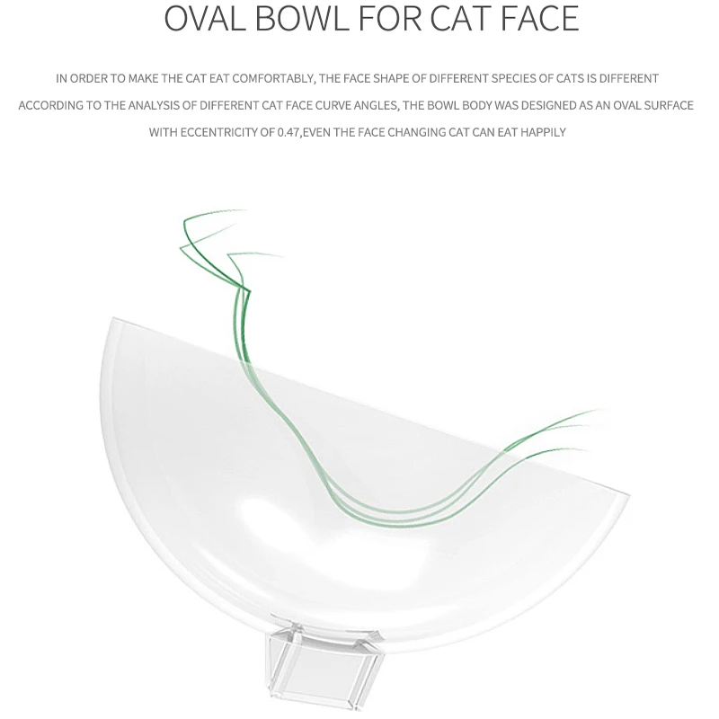 KIMPETS-cuenco antideslizante para gato, cuenco para proteger la columna Cervical, cuencos para beber para perros, alimentador de ángulo ajustable, productos cómodos para mascotas - imagen 5