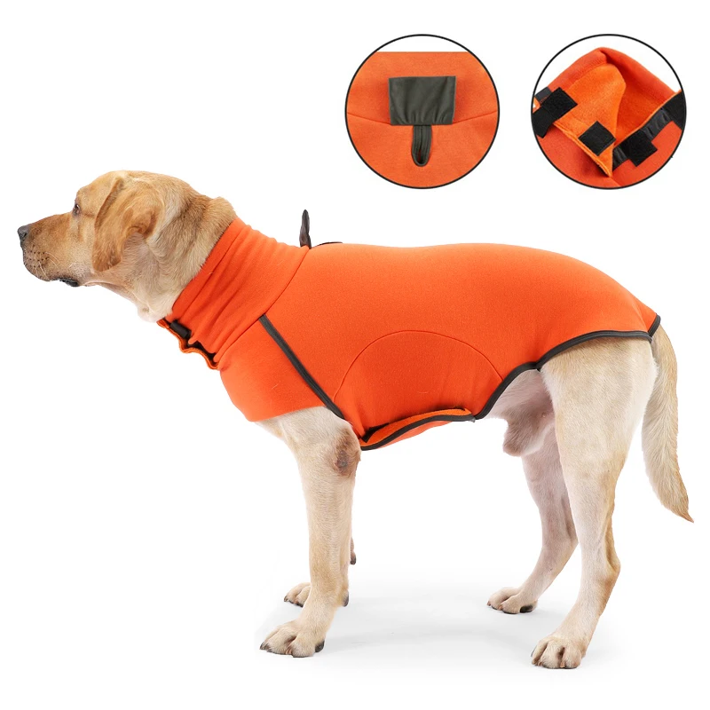 Sudaderas con capucha para perros pequeños y grandes, ropa de lana cálida para mascotas, sudadera para cachorros, Pug York, Bulldog Francés, Invierno