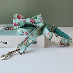 Collar flores para perro mediano y grande – Hebilla suave ajustable