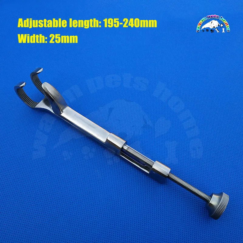 Lowman-Pinzas de sujeción para huesos, instrumentos ortopédicos de tres puntas, soporte para huesos, herramientas veterinarios - imagen 3