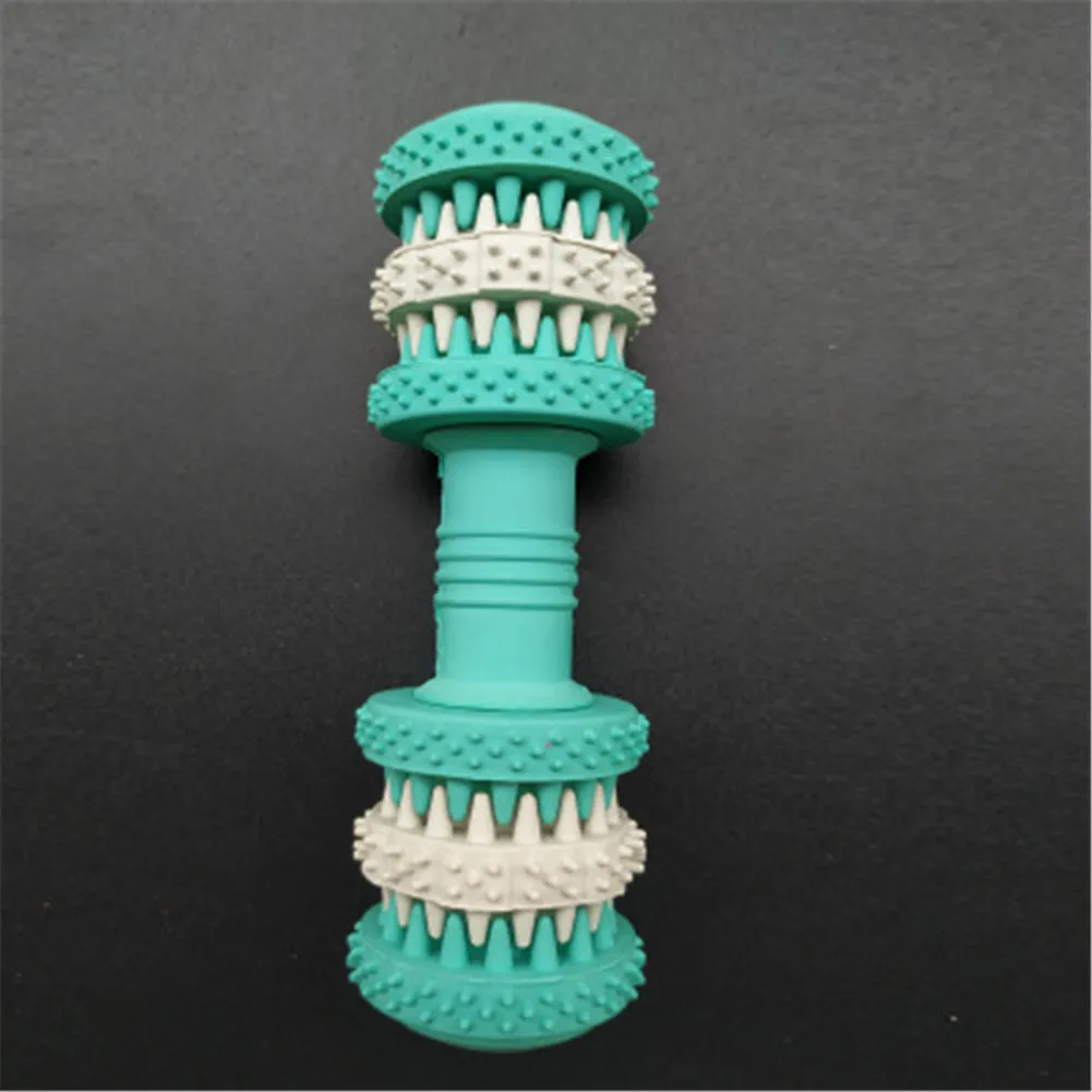 Un cepillo de dientes azul y blanco con tres cabezas de cerdas