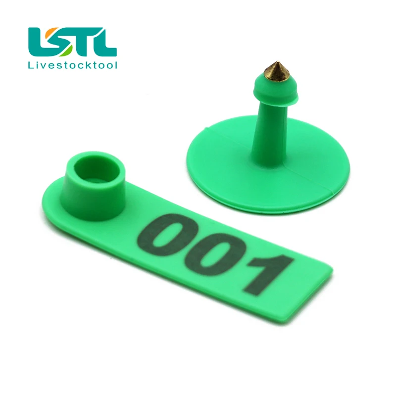 No. 1-500 señales de etiqueta de oreja de oveja con la palabra oreja escritura láser pendientes de cabeza de cobre tarjeta de identificación de animales de granja envío gratis - imagen 4