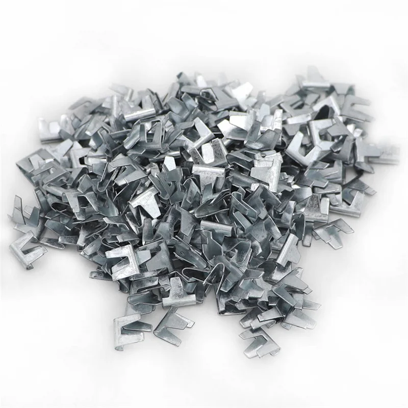 Accesorios de montaje de jaula Poutly, hebilla especial de acero inoxidable, clavo de bayoneta para pollo, conejo, jaula para mascotas, 600 Uds. - imagen 2