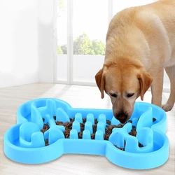 Cuenco comedero lento antiderrames para perro y gato