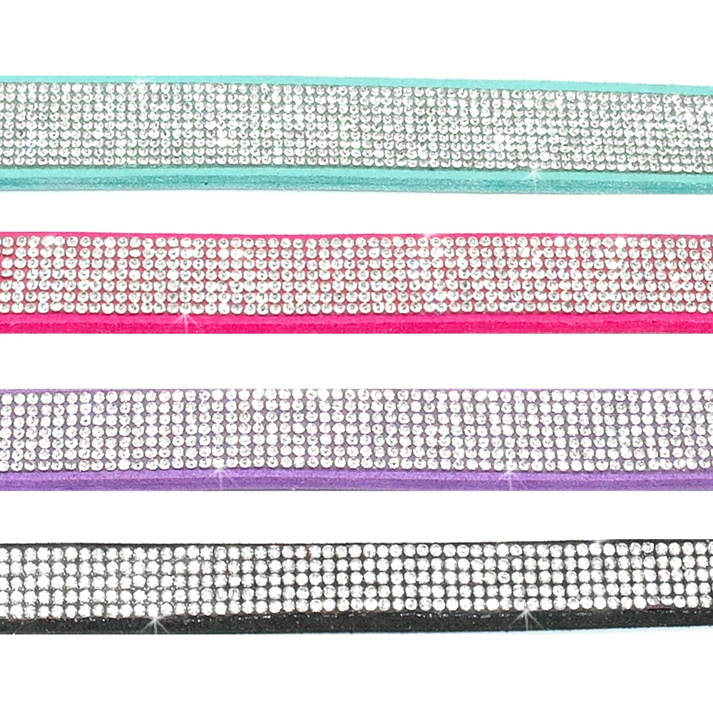 Collar de perro con diamantes de imitación, conjunto de collares y correas para perros y gatos de cristal ostentoso, correa para caminar para mascotas, cables ajustables para perros pequeños y medianos - imagen 4