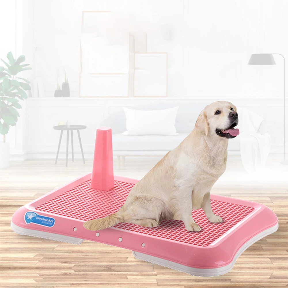 inodoro mascotas inodoro portátil entrenamiento perros orinal interior perros pequeños gatos soporte almohadilla cachorros bandeja fácil limpiar suministros mascotas