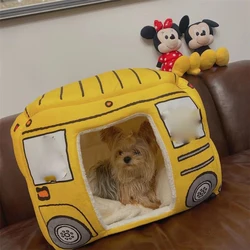 Cama nido 2 en 1 para gatos y perros pequeños – Cálida y lavable