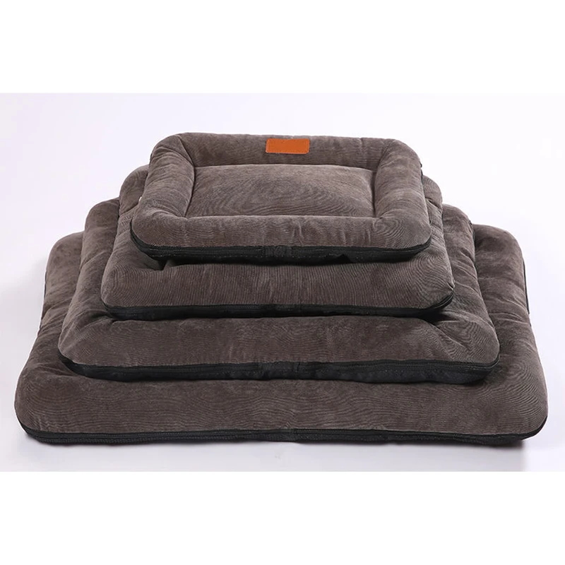 Estera de cama Reversible de pana para perros, almohadilla cálida lavable a máquina para mascotas para perros pequeños, medianos y grandes, cama para perros de interior, estera para mascotas - imagen 2