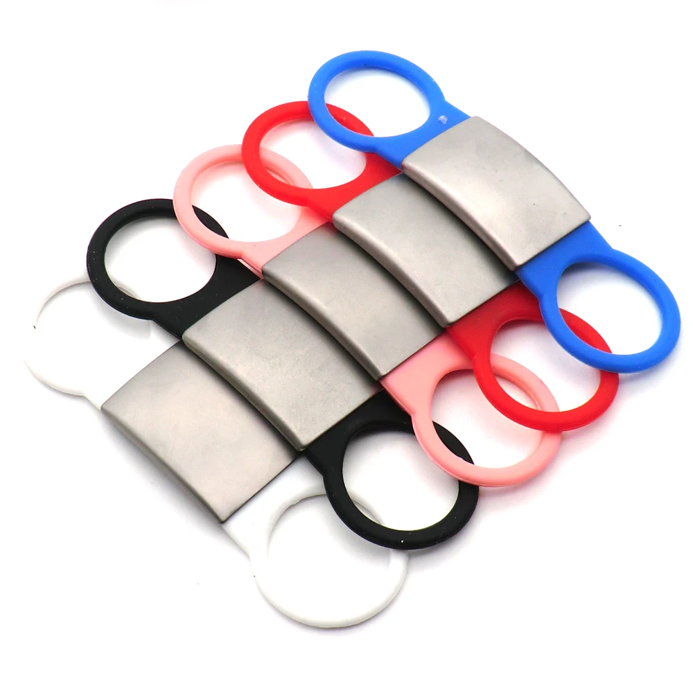 Venta al por mayor, 20 piezas, etiqueta de silicona para perro, etiqueta de identificación para perro, Collar de perro grabado, etiquetas de placa de identificación antipérdida para perro, gato, goma extensible - imagen 3