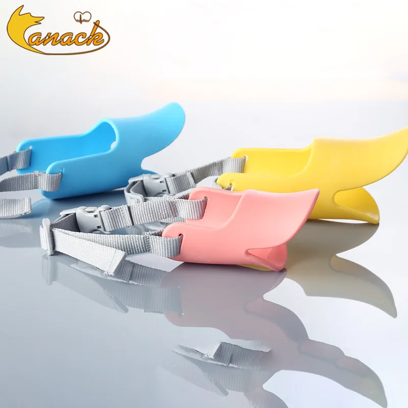 Boquillas de silicona suave Canack para mascotas, Animal veterinario, antimordeduras, lindo cachorro, perro - imagen 5