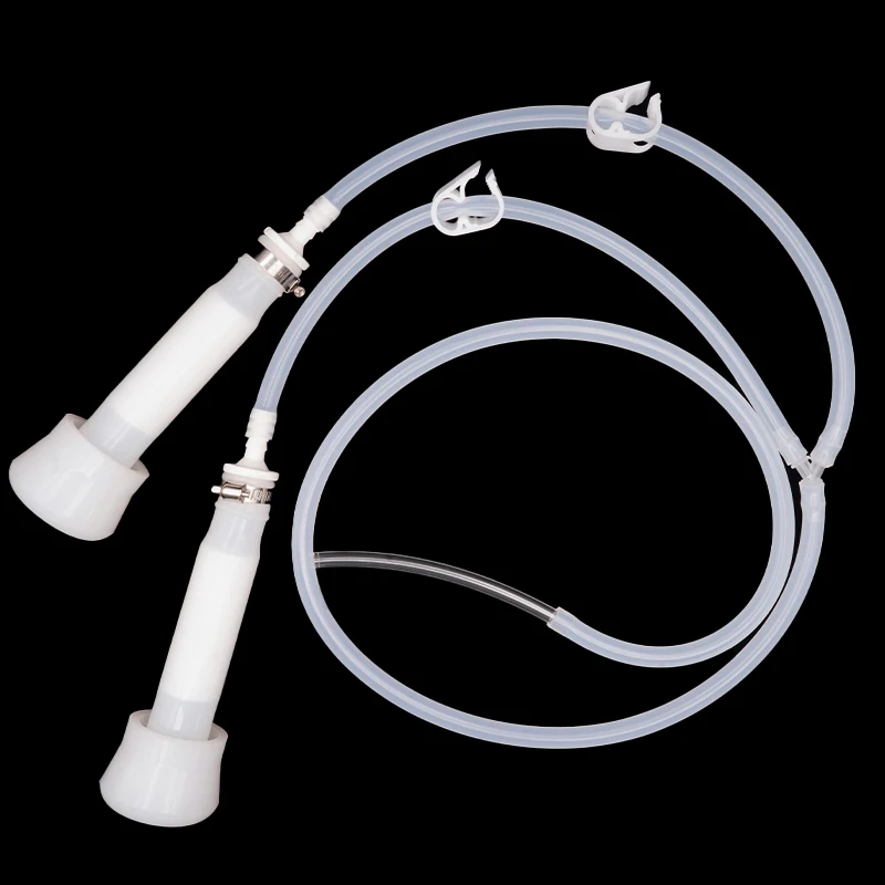 Revestimiento eléctrico de silicona para leche de cabra, accesorios para máquina de ordeño, granja, oveja, vaca, ganado, 1 par - imagen 2
