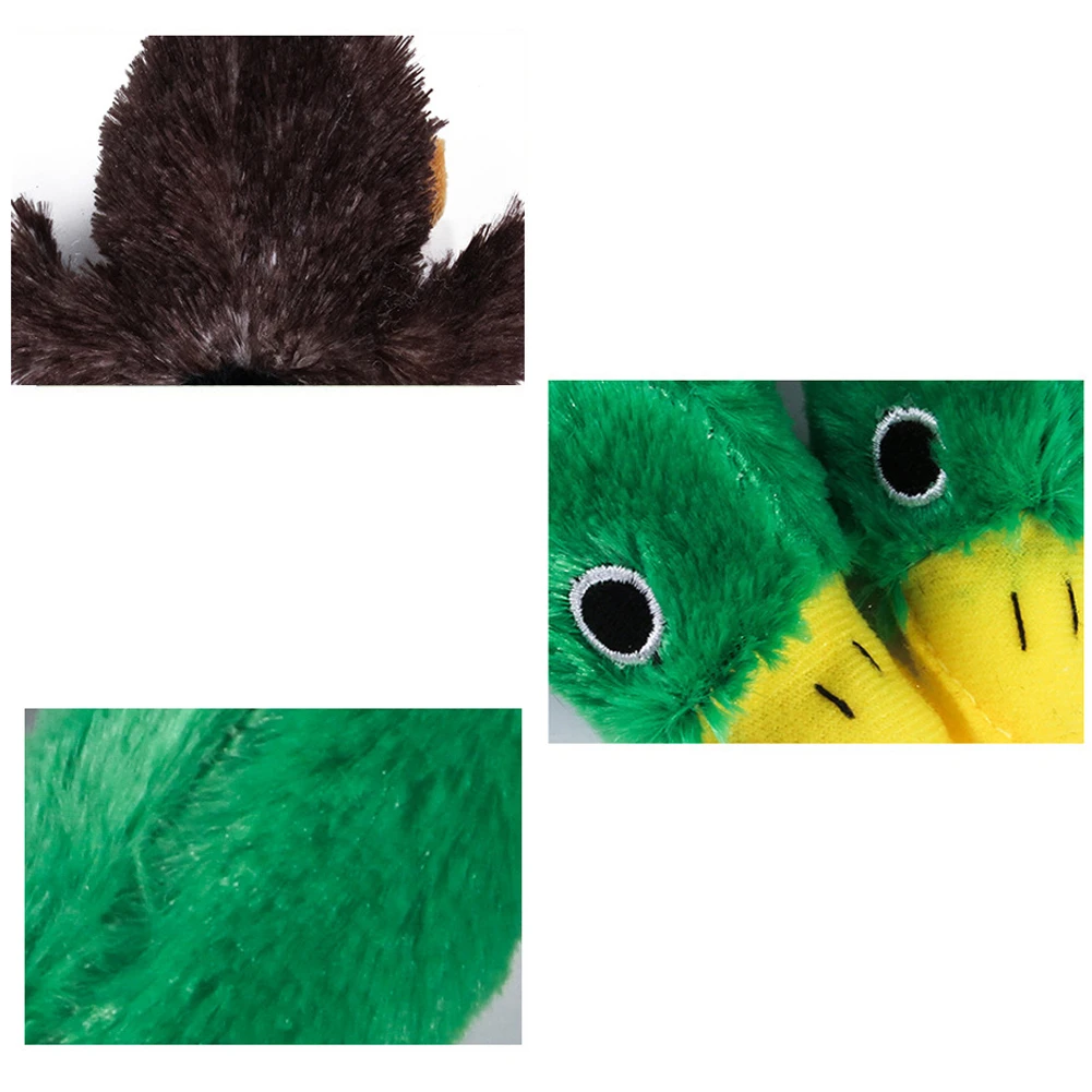 Juguetes de peluche con forma de pato para perro, juguetes para masticar duraderos, Molar, interativo, para cachorros - imagen 5