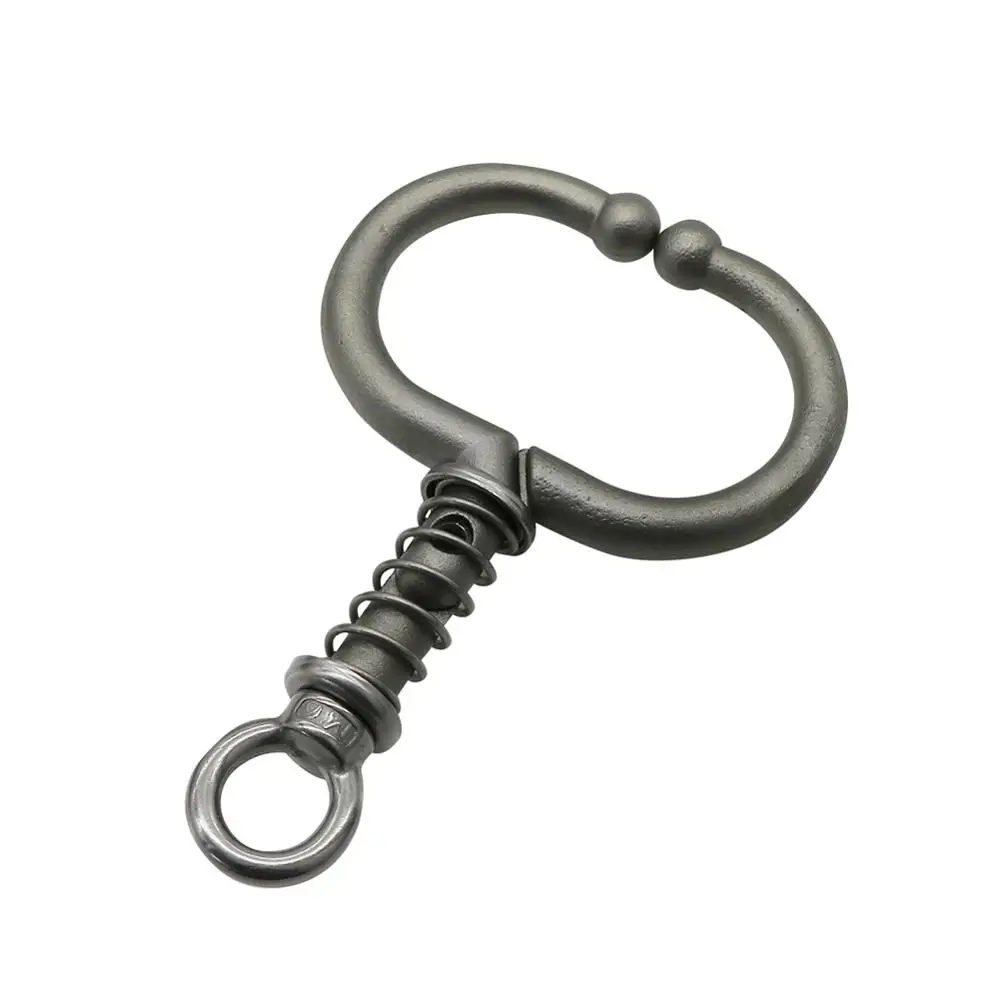 Anillo de nariz de ganado grande de acero inoxidable de 70mm de diámetro, abrazaderas de nariz de toro de resorte, anillos de tracción de nariz de vaca, herramienta de encuadernación, 1 ud. - imagen 4