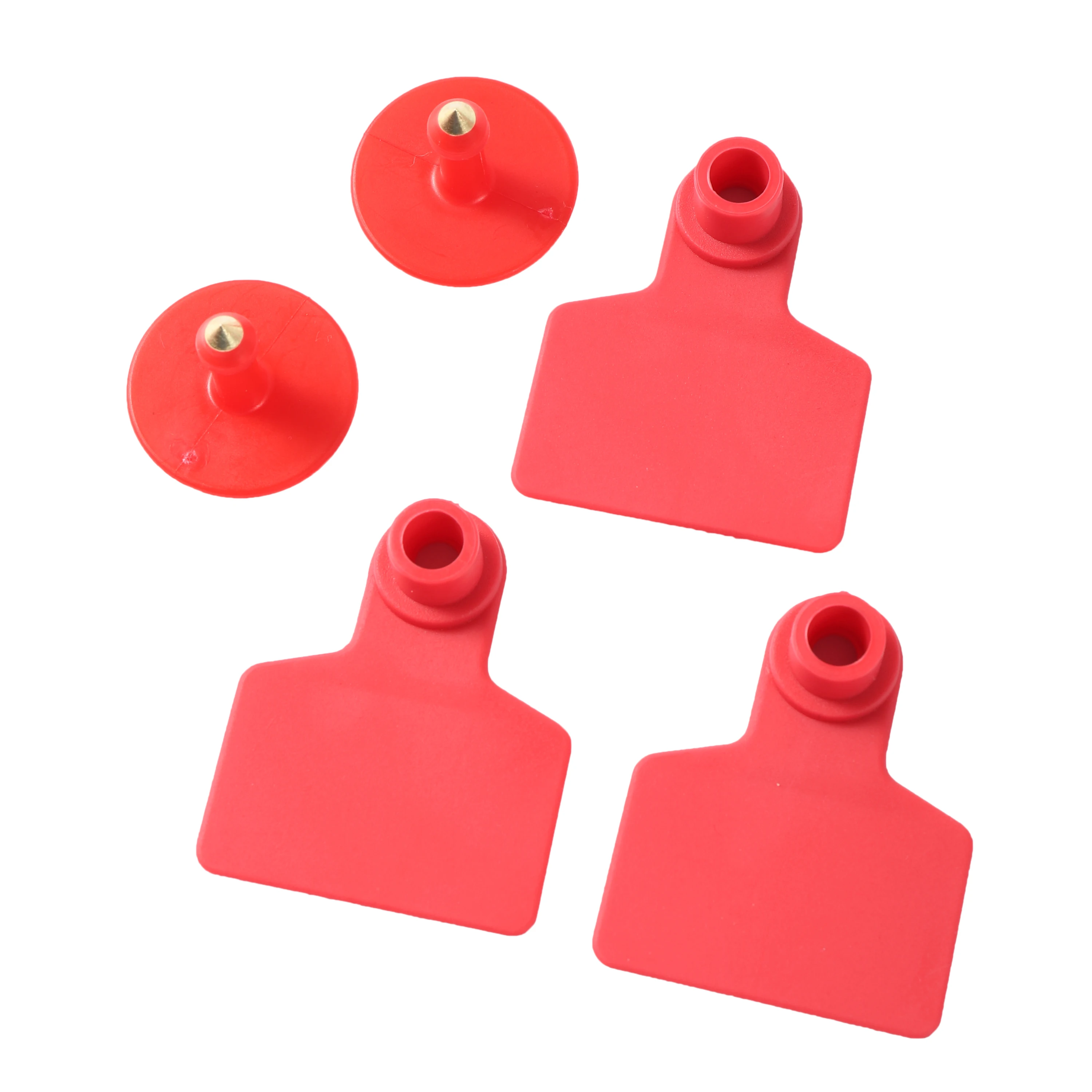 100 juegos de etiquetas para las orejas de animales, sin palabra, señalización del oído, dispositivo de alimentación de identificación de animales, etiquetas para las orejas de ganado, equipo agrícola - imagen 4