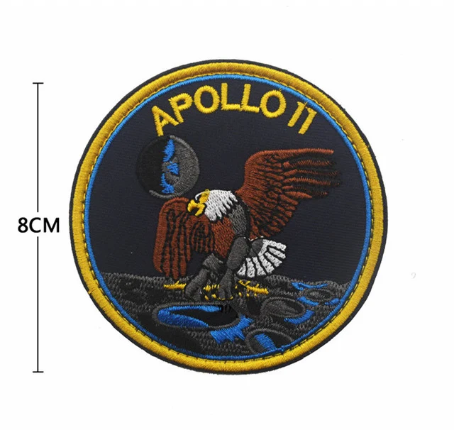APOLLO Missions parche bordado astronauta nave espacial emblemas Collage EE. UU. brazalete al aire libre insignia pegatinas parches tácticos - imagen 5