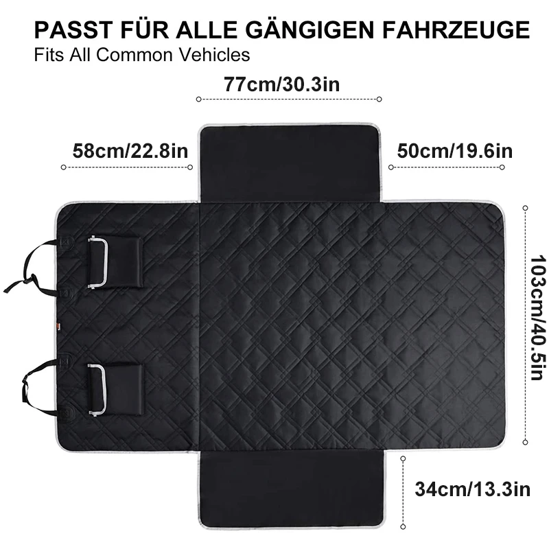 Car dog seat - Vista superior