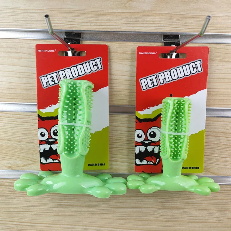 Cepillo de dientes para perro, juguete de pasta de dientes para comida de perro, multidiente de goma para mascotas, accesorios para cachorros pequeños, medianos y grandes, superventas, novedad - imagen 4