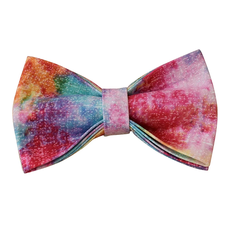 Perro de mascota gato Arco Iris impresión Collar Correa con arco Bling Pet correa para el cuello perrito francés Bulldog perros en polvo Fondo 01 - imagen 2