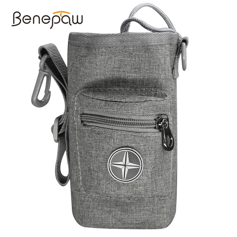 benepaw bolsa portátil entrenamiento mascotas bolsa cintura resistente desgaste almacenamiento alimentos caca dispensador soporte viaje cachorros