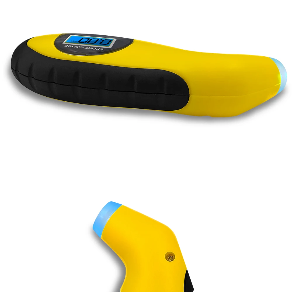 Medidor de presión de neumáticos de coche, medidor de neumáticos LCD, manómetro Digital de neumáticos, barómetro, herramienta de prueba, monitor de alarma de seguridad para motocicleta - imagen 5